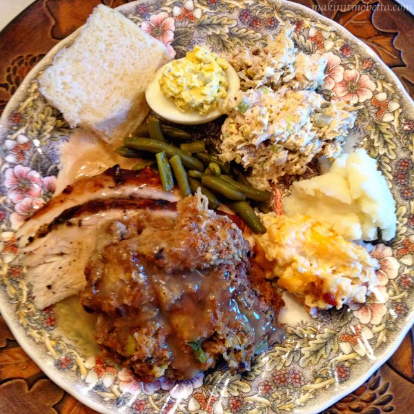 Thanksgiving plate