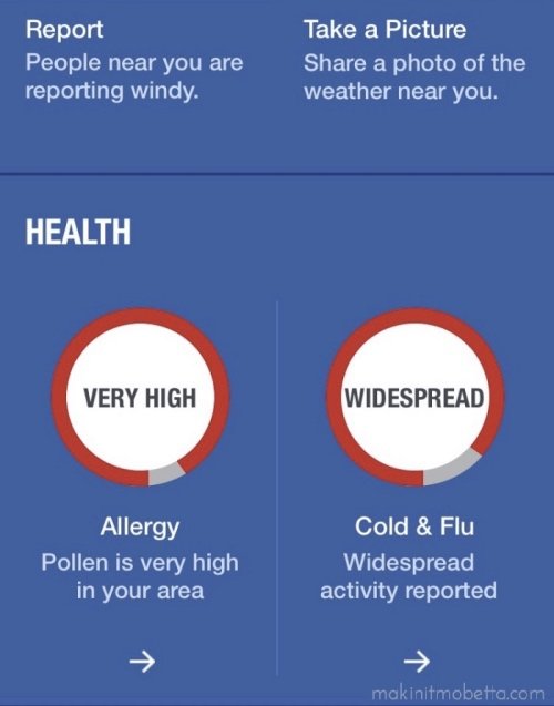Health report from Weather Channel_Fotor